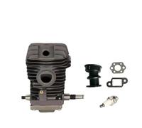 UYTGFO Compatible con el conjunto de cilindro del tren motriz MS210 MS230 MS250. Incluye bujía y tubo de admisión. Almohadilla de papel.