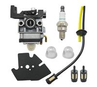 UYTGFO Compatible con H0nda GX25, GX35, GX 25, 35, HHT35, HHT35S, FG110, recortadora, cortacésped, motor, carburador, junta, bujía, línea de combustible, kit de manguera.