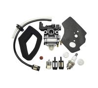 UYTGFO Compatible con H0nda GX25, GX35, GX 25, 35, HHT35, HHT35S, FG110, recortadora, cortacésped, motor GX35, carburador, junta, bujía, línea de combustible, kit de manguera.(1 Set)