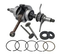 UYTGFO Compatible con H0nda GX35 35CC GX 35, cortacésped, motor pequeño, pieza de motor, cigüeñal, sello de aceite, válvula, pistón, juego de anillos.