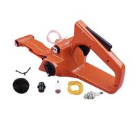 UYTGFO Compatible con Husqvarna 137 142, filtro de combustible, tapa del tanque, manija delantera, amortiguador, motosierra, repuesto, conjunto de tanque de combustible y gasolina.