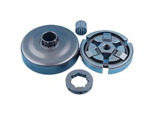 UYTGFO Compatible con Husqvarna 262XP 262 261 503577101, jaula de agujas de 3 zapatas, kit de cojinetes de rueda dentada, tambor de embrague y campana de motosierra de 325"