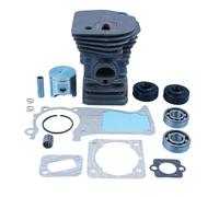 UYTGFO Compatible con Husqvarna 340 345 E, repuesto for herramientas de jardinería, kit de junta de sello de cojinete de cigüeñal de pistón de cilindro de motosierra de 40 mm