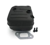 UYTGFO Compatible con Husqvarna 355, 357XP, 357XP, EPA, 359, 359 EPA, repuestos for motor de motosierra, kit de silenciador de escape HUNDURE, perno y junta.