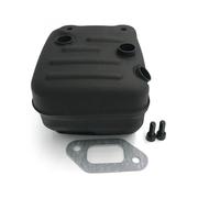 UYTGFO Compatible con Husqvarna 355, 357XP, 357XP, EPA, 359, 359 EPA, repuestos for motor de motosierra, kit de silenciador de escape, perno y junta.