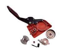 UYTGFO Compatible con Husqvarna 36, 41, 136, 137, 141 y 142, cadena de motosierra, embrague, piñón, tambor, freno, manija, cojinete, kit de accesorios de repuesto.