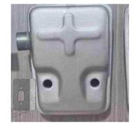 UYTGFO Compatible con Mitsubishi TL52 TB43 TB52 TU52 43CC 52CC 430 Desbrozadora Silenciador de escape Recortadora Silenciador Barrena Taladro TL43 Junta del silenciador(EXHAUST ON LEFT SIDE)