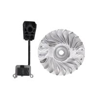 UYTGFO Compatible con motor de 2 tiempos de 63 cc, volante de encendido, 1E48F, 48F, barrena, perforadora de tierra, piezas de excavadora, volante de inercia, 2 estilos(48F-heng)