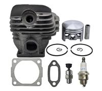 UYTGFO Compatible con motosierra de gran calibre Stihl 026 026pro Ms260, piezas de repuesto de extremo superior, kit de juntas de sello de pistón de cilindro chapado en Nikasil de 44,7 mm
