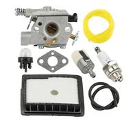 UYTGFO Compatible con motosierra Echo CS3000 CS3400 A021000231 A021000760 WT-589-1 con junta de filtro de aire, filtro de combustible, línea de combustible y carburador.