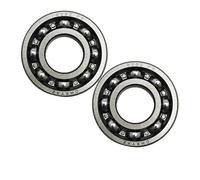 UYTGFO Compatible con motosierra Husqvarna 268, 272, 61, 340, 345, 350, 351, 353, 357, 359, 362, 365, 371 y 372. Kit de cojinetes de bolas de cigüeñal de 2 piezas n.° 738220225.