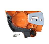 UYTGFO Compatible con motosierra HUSQVARNA 340, 345, 346, XP, 350, 351, 353, 357, XP, 359 EPA, OEM n.° 537 10 78-01, cubierta de embrague lateral de piñón de cadena con freno.