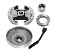 UYTGFO Compatible con motosierra Husqvarna 340, 345, 346XP, 350, 353, 445 y 450 E. 325-7. Conjunto de embrague con tambor de embrague y kit de línea de aceite.