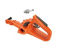 UYTGFO Compatible con motosierra Husqvarna 350, 353, 346XP, 345 y 340. Repuesto for herramienta de jardinería. Tanque de combustible, conjunto de manija trasera.