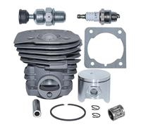 UYTGFO Compatible con motosierra Husqvarna 353, 351, 350, 346, XP 340, 503869971, 503866301, con cojinete de agujas de 44 mm, kit de junta de pistón de cilindro.