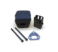 UYTGFO Compatible con motosierra HUSQVARNA 36 41 136 137 141 142, piezas de bloque silencioso n.° 530069415, kit de junta de perno de silenciador de escape HUNDURE