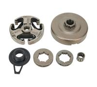 UYTGFO Compatible con motosierra Husqvarna 372, 372XP, 371, 365 y 362. Kit de embrague, piñón, cojinete de agujas, engranaje helicoidal y tambor de embrague.