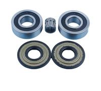 UYTGFO Compatible con motosierra Husqvarna 445, 445e II, 450 Rancher 450e II. Repuesto 544062001: cigüeñal, cojinete de bolas, sello de aceite, kit de cojinete de agujas.