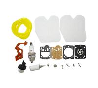 UYTGFO Compatible con motosierra McCULLOCH CS340 CS380, línea de gasolina, bombilla de cebado, juego de bujías, repuesto de repuesto, kit de carburador, filtro de aire y combustible.