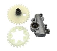 UYTGFO Compatible con motosierra Stihl 038, 038AV, 038Supper, 038 Magnum, MS380, MS381, MS381N, MS381Z. for Stihl PN 1119, 640, 3200. Engranaje helicoidal de bomba de aceite. Rueda dentada.