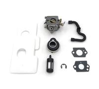 UYTGFO Compatible con motosierra Stihl MS180 MS170 018 017 MS 180 170, pieza Premium-2X, colector de admisión de carburador, filtro de aire y combustible, manguera de línea, junta.