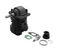 UYTGFO Compatible con motosierra STIHL MS180 MS170 018 MS 180 170, piezas nuevas, conjunto completo de cárter de cigüeñal y cilindro de motor.