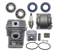 UYTGFO Compatible con motosierra Stihl MS210 021 MS 210 1123 020 1216 W, sellos de aceite de cojinete de cigüeñal, cárter del motor, cojinete de agujas, kit de pistón de cilindro de 40 mm