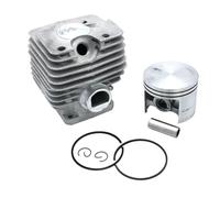 UYTGFO Compatible con motosierra STIHL MS381 MS 381 038, repuesto N.° de pieza 1119 020 1204, kit de pasador de anillo de pistón de cilindro duradero de 52 mm.