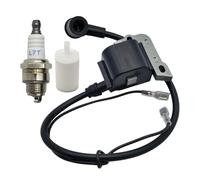 UYTGFO Compatible con motosierras Husqvarna 272XP 50 51 55 254 257 261 262 XP 266 268 503 901401 503620203 Kit de bujías y bobina de encendido
