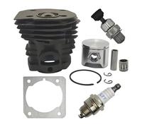 UYTGFO Compatible con motosierras Husqvarna 353, 351, 350, 346, XP 340, piezas de cojinete de agujas 503869971, 503866301, kit de junta de pistón de cilindro de 44 mm.