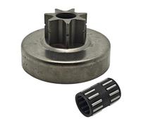 UYTGFO Compatible con motosierras Stihl 028 028AV Super, repuesto de campana de accionamiento 1118 640 2001, embrague de 325"-7T, piñón recto, kit de cojinete de agujas.