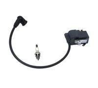 UYTGFO Compatible con motosierras Stihl MS311, MS391, MS311Z, MS391 2-Mix y MS391Z. Pieza n.° 1140 400 1303: Módulo de bobina de encendido con bujía BM6A.