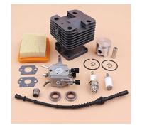 UYTGFO Compatible con sierra de hormigón Husqvarna K750 K760 506 38 61-71, 581357401, kit de cojinete y junta de pistón de cilindro de 51 mm.
