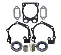 UYTGFO Compatible con sierras de corte de hormigón Husqvarna K750 K760, cilindro, tapón de escape, cojinete de agujas, 506 38 53-05, juego de juntas de repuesto.