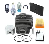 UYTGFO Compatible con sierras de corte de hormigón Stihl TS400. Reemplazo de piezas 4223 020 1200. Kit de filtro de aire y combustible for cilindro de 49 mm.