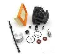 UYTGFO Compatible con Stihl FS450 FS 450, filtro de aire, combustible, línea, sello de aceite, bombilla, bujía, recortadora, 4128 020 A16F-42 mm, kit de pistón de cilindro.