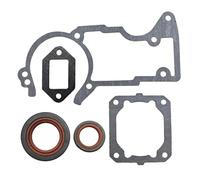 UYTGFO Compatible con Stihl MS440 044 MS 440, piezas de motor de motosierra, cárter, cilindro, silenciador, junta, juego de sellos de aceite.