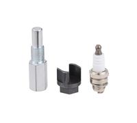 UYTGFO Herramienta de extracción de embrague y kit de tope de pistón metálico for motosierra Husqvarna 42, 242, 246, 340, 345, 346, 350, 351, 353, 362, 365, 371 y 372 (504910605)