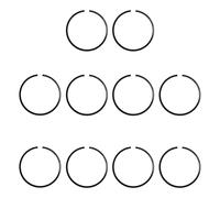 UYTGFO Kit de anillos de pistón de 10 piezas de 35 mm x 1,2 mm for motosierra, desbrozadora, cortadora de césped a gasolina, herramientas de jardín.