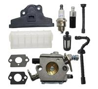 UYTGFO Kit de carburador con junta, filtro de aire, bujía, manguera de combustible y aceite for motosierras Stihl MS210, MS230, MS250, MS250C, 021, 023 y 025.