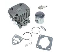 UYTGFO Kit de pistón de cilindro de 34 mm compatible con Husqvarna 525L, 525LK, 525LS, 525LST, 525RJD, 525RJX, 525RK, 525RS, 525RX, 525RXT, 525HF3S, 524L, 525ECS y 525ES.