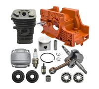 UYTGFO Kit de reconstrucción del motor del cilindro del cárter de 38 mm for motosierra HUSQVARNA 137, 142, 137E y 142E.