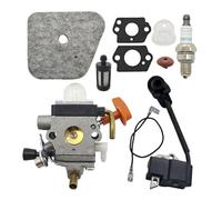 UYTGFO Kit de repuestos for desbrozadoras STIHL FS87, FS90, FS100, HL100, HL95, KM90, HT100, KM100 y KM130: carburador, bobina de encendido y filtro de aire.
