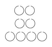 UYTGFO Repuesto for recortadora Stihl FS45, FS75, FS80, FS85, BG45, BG46, BG55, BG65, BG75, BG85, 34 mm x 1,5 mm, 8 anillos de pistón.