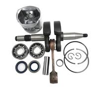 UYTGFO Se adapta a HUSQVARNA 362 365 371 372 XP Piezas de motor de motosierra de gasolina 48 mm 50 mm Taladro grande cigüeñal Cojinete de pistón Kit de sellado de aceite (juego de 48 mm 365)