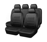 UYTKTN Conjunto Completo de Fundas de Asiento para Mitsubishi Mirage C4 ES/LE/Carbonite Edition/SE, Cubierta de Asiento Delantera y Trasera, Transpirable y Cómoda,A Black