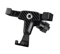 UYTKTN Soporte Movil Coche para Smart 453, 360° Rotación Ajustable Flexible Multifunción Porta Movil Coche, Súper Estable Sujeción Movil Coche,A Black