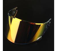 UYTKTN Visera de Casco para Shark Race R Pro GP, Durable Lente de Casco de Protección contra el Viento para Motocicleta, Protección Facial Accesorios Casco,H Aurora Red