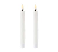 Uyuni Lighting 2 Velas alargadas LED Uyuni blanco 15.5 cm