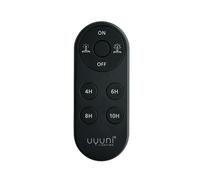 Uyuni Lighting - Mando a Distancia para Vela LED incl. Pilas Oval Negro
